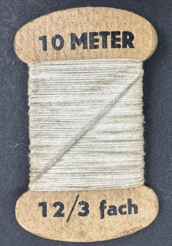 WAFFEN SS sewing thread for SS uniform fabrik in Concentration Camp DACHAU