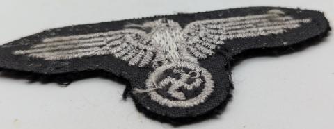 WAFFEN SS TOTENKOPF cloth EAGLE insigna for M43 SS caps original genuine authentic for sale