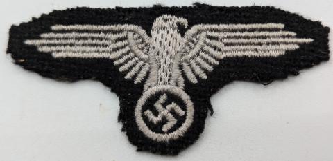 WAFFEN SS TOTENKOPF cloth EAGLE insigna for M43 SS caps original genuine authentic for sale