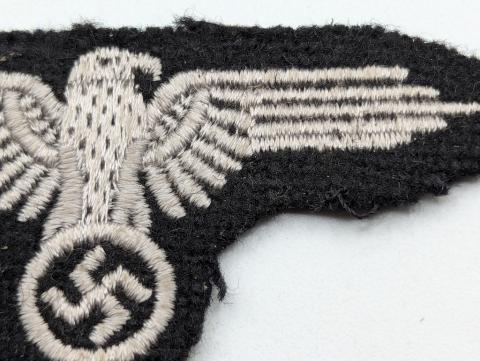 WAFFEN SS TOTENKOPF cloth EAGLE insigna for M43 SS caps original genuine authentic for sale