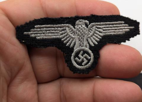 WAFFEN SS TOTENKOPF cloth EAGLE insigna for M43 SS caps original genuine authentic for sale
