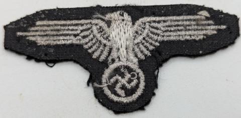 WAFFEN SS TOTENKOPF cloth EAGLE insigna for M43 SS caps original genuine authentic for sale