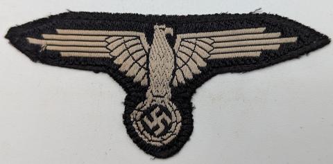 WAFFEN SS TOTENKOPF cloth EAGLE insigna for M43 SS TUNIC SLEEVE original genuine authentic for sale