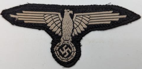 WAFFEN SS TOTENKOPF cloth EAGLE insigna for M43 SS TUNIC SLEEVE original genuine authentic for sale