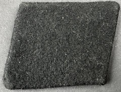 Waffen SS Totenkopf concentration camp GUARD NCO blank collar tab tunic removed