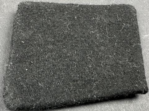 Waffen SS Totenkopf concentration camp GUARD NCO blank collar tab tunic removed