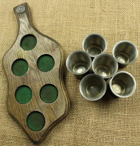 WAFFEN SS TOTENKOPF set SS cups silverware tk panzer original genuine for sale