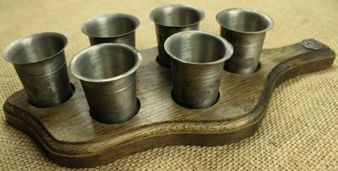 WAFFEN SS TOTENKOPF set SS cups silverware tk panzer original genuine for sale