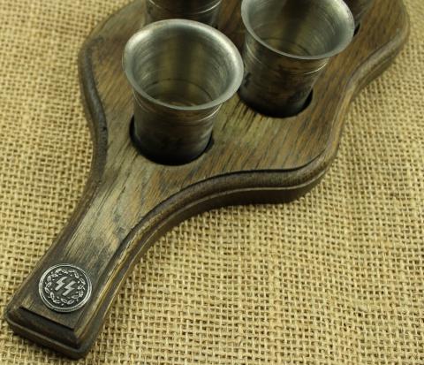 WAFFEN SS TOTENKOPF set SS cups silverware tk panzer original genuine for sale