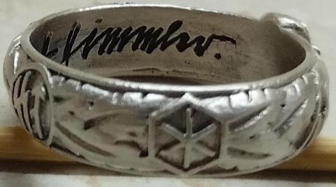 Waffen SS Totenkopf skull ring honor honour himmler ring original purchase for sale tk