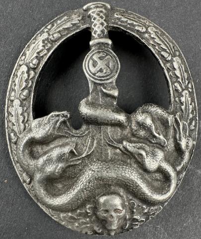 Wehrmacht Waffen SS antipartisan Bandit-warfare Badge Bandenkampfabzeichen Heinrich Himmler