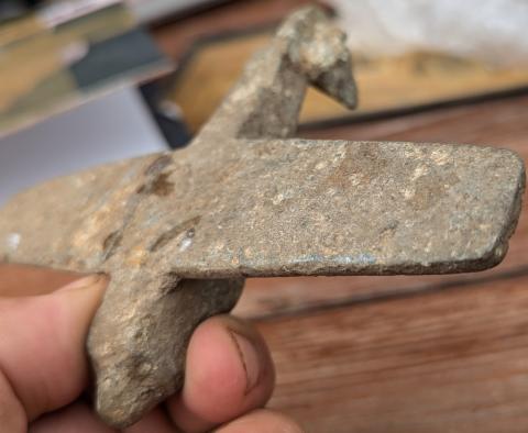 WW2 German 1930s children aircraft airplane hand made toy luftwaffe