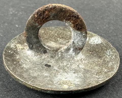 WW2 German Fuhrer Nazi party NSDAP membership pin with weird rare round rounded back pin