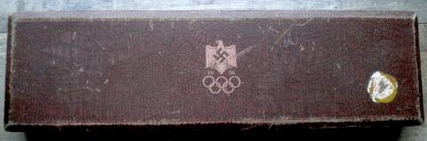 Ww2 German Nazi 1936 Berlin Olympics hitler silverware medal original