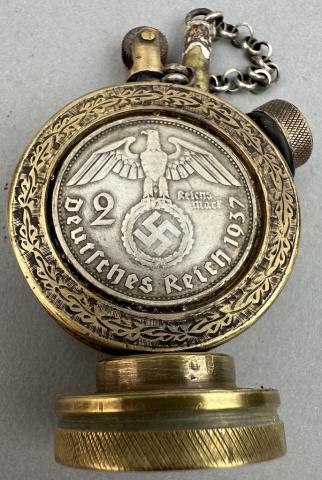 WW2 German Nazi Adolf Hitler NSDAP commemorative fancy lighter WORKING
