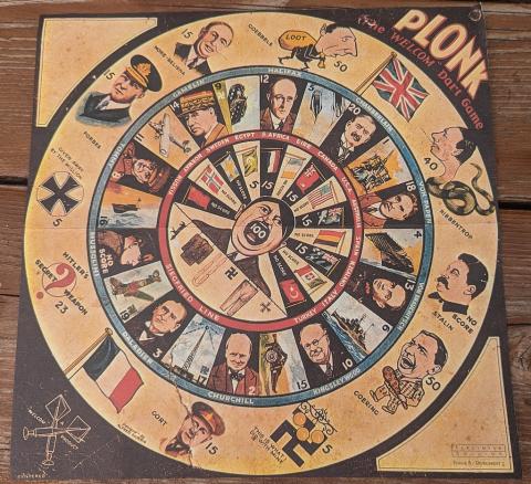 WW2 German Nazi Adolf Hitler propaganda board game poster fac simile