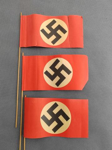 WW2 German Nazi Austria annexation patriotic Czech FLAG swastika genuine