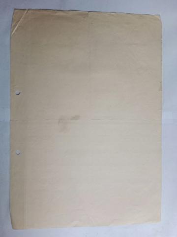 WW2 German Nazi BIRTH CERTIFICATE document with stamped SWASTIKA 1940