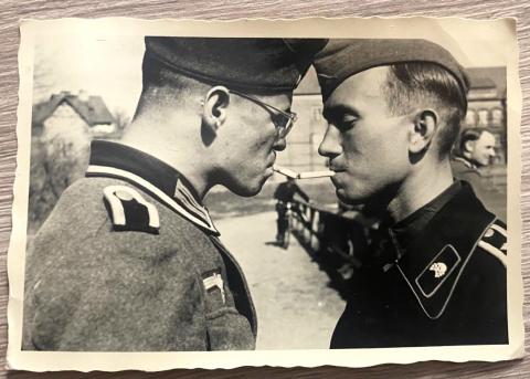 WW2 German Nazi PANZER ss Wehrmacht soldier original wartime photo