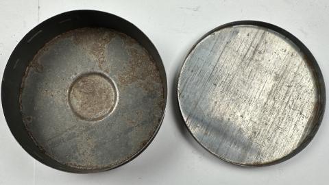 WW2 German Nazi Early SA luftschutz filter case for gas mask marked