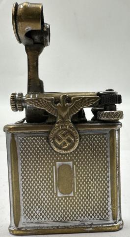 WW2 German Nazi early SA NSDAP named fancy lighter with eagle original