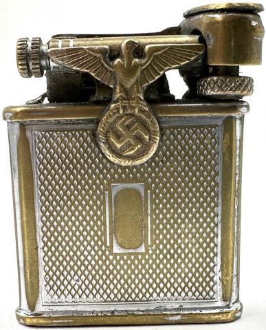 WW2 German Nazi early SA NSDAP named fancy lighter with eagle original