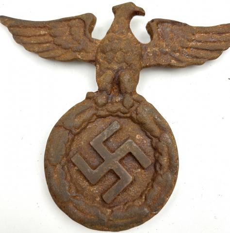 WW2 German Nazi early Third reich bird wall metal eagle NSDAP admin