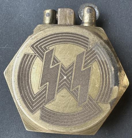 WW2 German Nazi early Waffen SS sports champion named fancy lighter UNIQUE