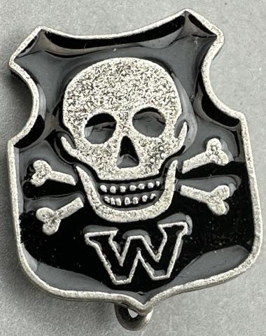 WW2 German Nazi early Waffen SS Wehrwolf Freikorps Enamel Pin