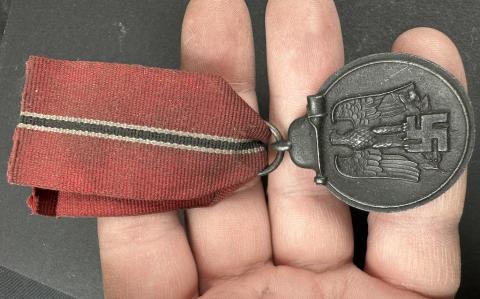 WW2 German Nazi EASTERN FRONT MEDAL award OST WAffen SS WEhrmacht
