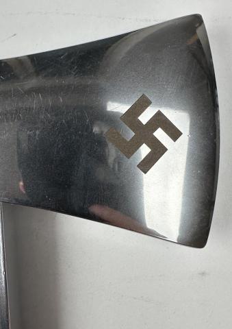 WW2 German Nazi Fireman fire worker commemorative swastika axe weapon