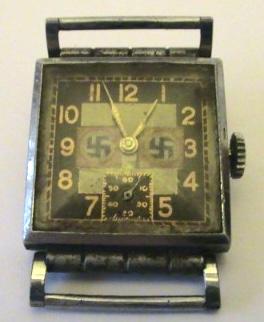 WW2 German Nazi french NSDAP watch with Third Reich swastika WORKING WW2 German Nazi french NSDAP watch with Third Reich swastika WORKING