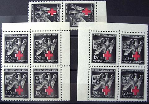 WW2 German Nazi Grossdeutsch Reich Red cross feldpost STAMPS