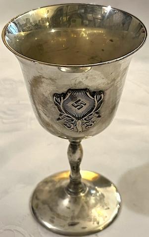 WW2 German Nazi Hermann Goering Luftwaffe CARINHALL personal HUNTING silverware