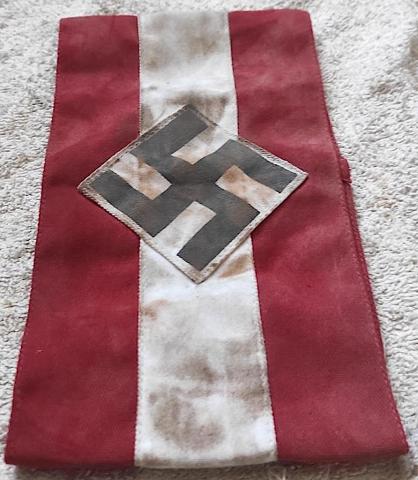 WW2 German Nazi HITLER YOUTH HJ DJ tunic ARMBAND hitlerjugend uniform
