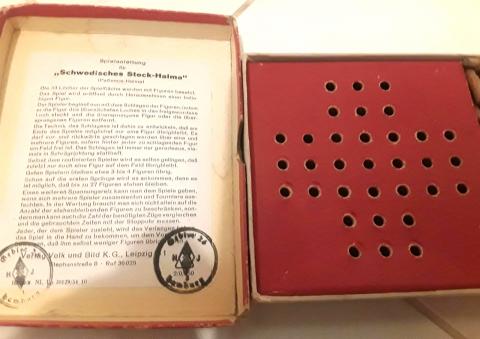 Hitler Youth HJ game board play with 3 Hitlerjugend 1942 stamps