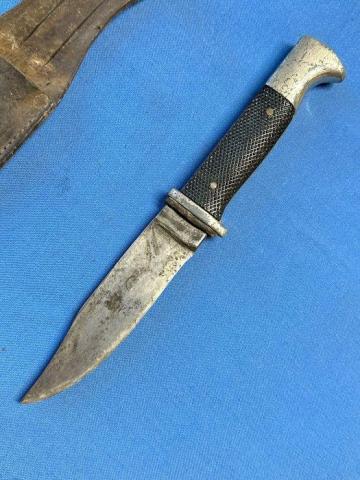 WW2 German Nazi hj hitler youth knife in etui edge weapon original