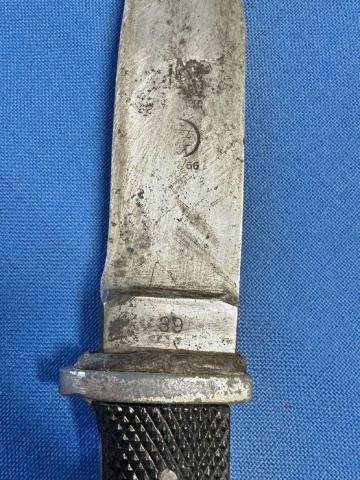 WW2 German Nazi hj hitler youth knife in etui edge weapon original