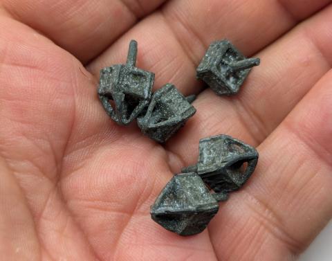 WW2 GERMAN NAZI HOLOCAUST GETTO GHETTO KRAKOW JEWISH TOYS DREIDELS JEW SHOA original