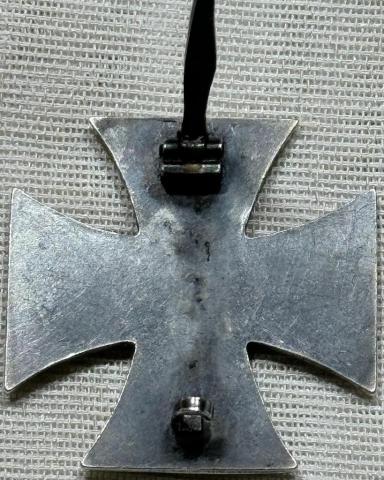 WW2 German Nazi Iron Cross 1st class medal award by 50 Wehrmacht Waffen SS