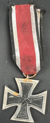WW2 German Nazi IRON CROSS 2nd classe medal award Waffen SS Wehrmacht