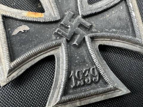 WW2 German Nazi IRON CROSS 2nd classe medal award Waffen SS Wehrmacht