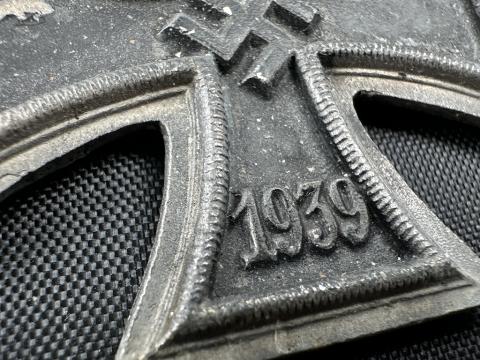 WW2 German Nazi IRON CROSS 2nd classe medal award Waffen SS Wehrmacht