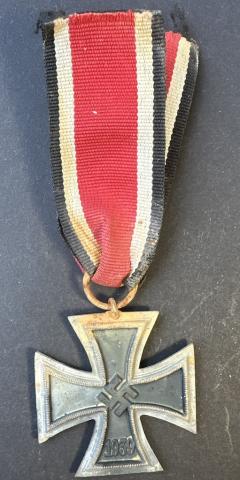 WW2 German Nazi IRON CROSS medal 2nd class award Wehrmacht Waffen SS Luftwaffe NSDAP Kriegsmarine