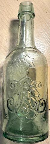 WW2 German Nazi Judaica Jew Jewish wartime company Star of David bottle