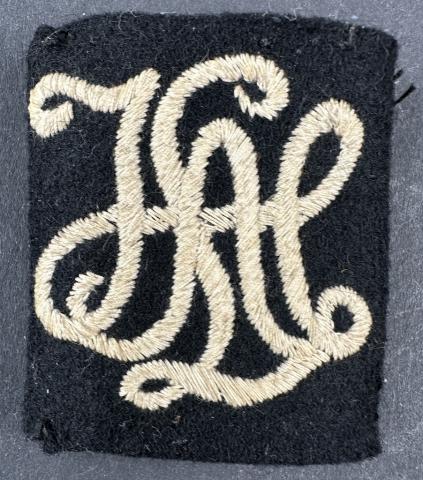 WW2 German nazi LAH Slip on Shoulder Boards 1re division SS Leibstandarte SS Adolf Hitler