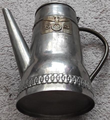 WW2 German Nazi large early Third Reich Hitler NSDAP 1933 silverware pot