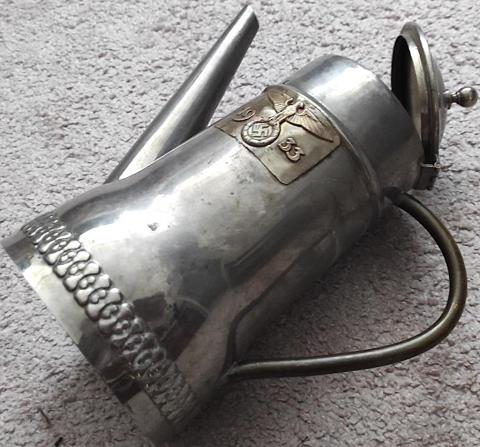 WW2 German Nazi large early Third Reich Hitler NSDAP 1933 silverware pot