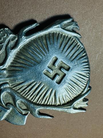 WW2 German Nazi Luftwaffe Marshall Hermann Goering Carinhall Hunting Club badge pin