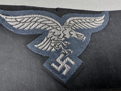 WW2 German Nazi Luftwaffe officer cloth tunic patch eagle unused